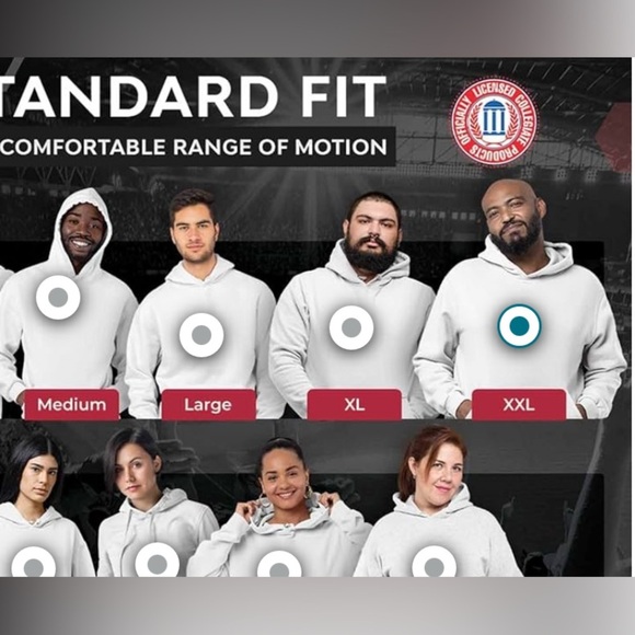 NEW-Iowa State University, long sleeve, black sweatshirt, official LM - Picture 4 of 10